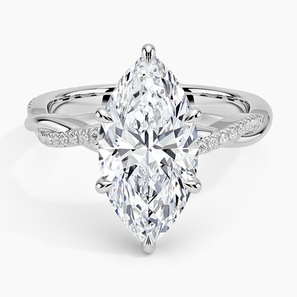 ecomposer-view with diamond shape-marquise,ecomposer-size-3-ct,ecomposer-metal type-white-gold-18k,