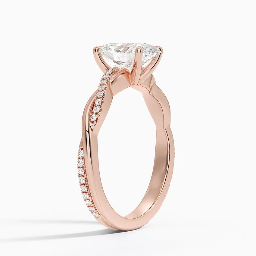 ecomposer-view with diamond shape-oval,ecomposer-size-1.5-ct,ecomposer-metal type-rose-gold-18k