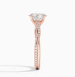 ecomposer-view with diamond shape-oval,ecomposer-size-1-ct,ecomposer-metal type-rose-gold-18k