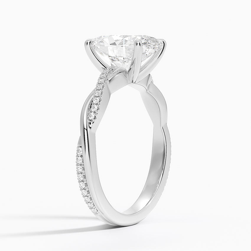 ecomposer-view with diamond shape-oval,ecomposer-size-2.5-ct,ecomposer-metal type-white-gold-18k