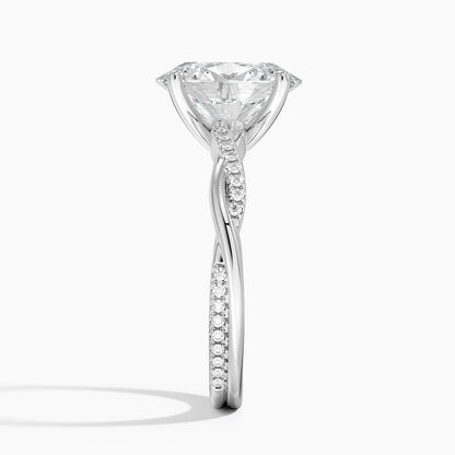 ecomposer-view with diamond shape-oval,ecomposer-size-2.5-ct,ecomposer-metal type-white-gold-18k