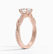 ecomposer-view with diamond shape-pear,ecomposer-size-1-ct,ecomposer-metal type-rose-gold-18k