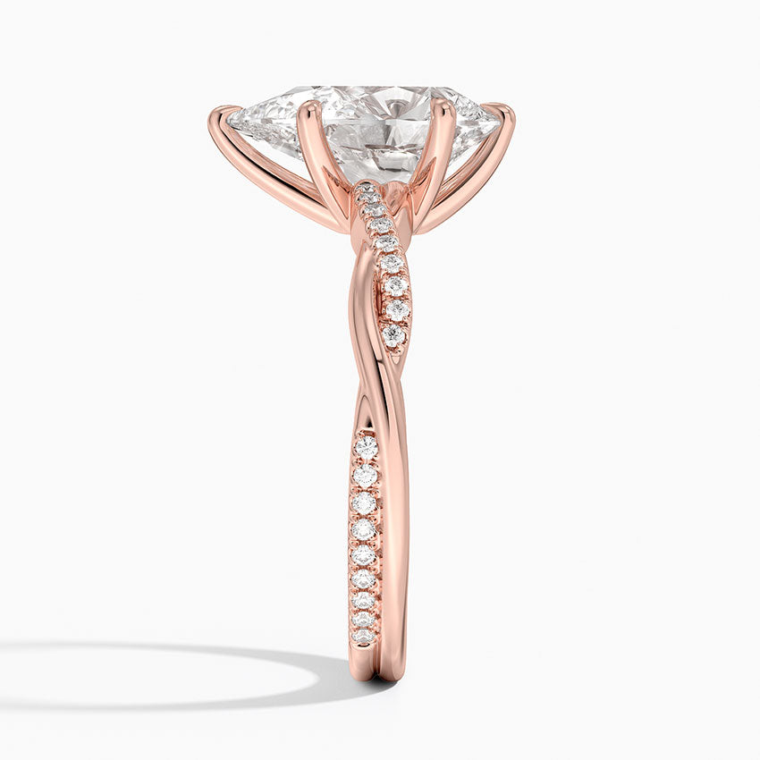 ecomposer-view with diamond shape-pear,ecomposer-size-2.5-ct,ecomposer-metal type-rose-gold-18k