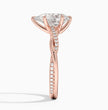 ecomposer-view with diamond shape-pear,ecomposer-size-2-ct,ecomposer-metal type-rose-gold-18k