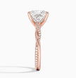 ecomposer-view with diamond shape-princess,ecomposer-size-3-ct,ecomposer-metal type-rose-gold-18k