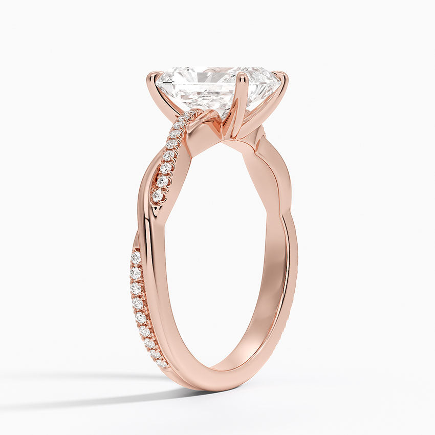 ecomposer-view with diamond shape-radiant,ecomposer-size-1.5-ct,ecomposer-metal type-rose-gold-18k