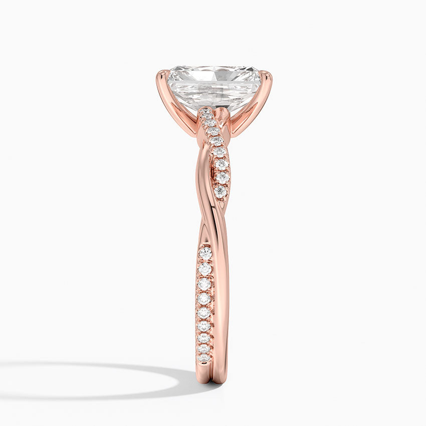 ecomposer-view with diamond shape-radiant,ecomposer-size-1.5-ct,ecomposer-metal type-rose-gold-18k