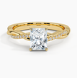 ecomposer-metal type-yellow-gold-18K,ecomposer-ring setting-twisted