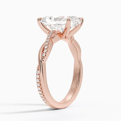 ecomposer-view with diamond shape-radiant,ecomposer-size-2.5-ct,ecomposer-metal type-rose-gold-18k