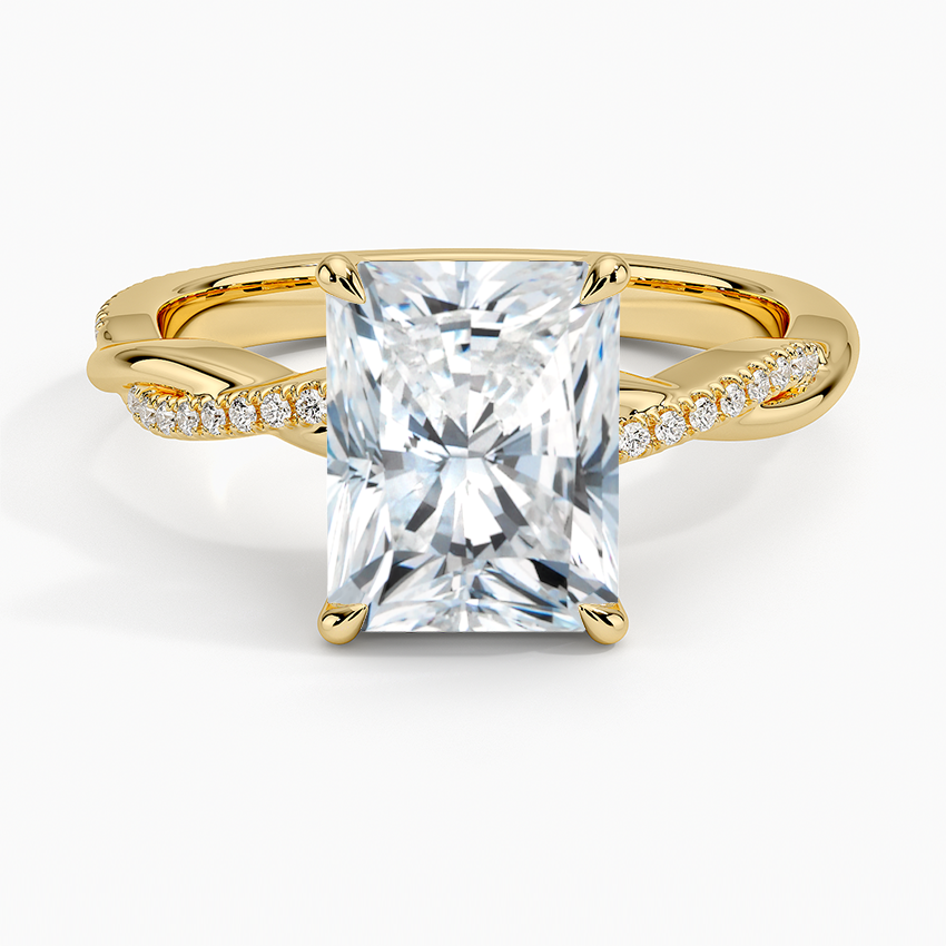 ecomposer-view with diamond shape-radiant,ecomposer-size-2-ct,ecomposer-metal type-yellow-gold-18k