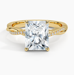 ecomposer-metal type-yellow-gold-18K,ecomposer-ring setting-twisted