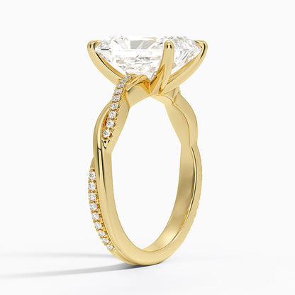 ecomposer-view with diamond shape-radiant,ecomposer-size-3-ct,ecomposer-metal type-yellow-gold-18k