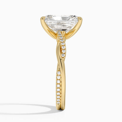 ecomposer-view with diamond shape-radiant,ecomposer-size-3-ct,ecomposer-metal type-yellow-gold-18k