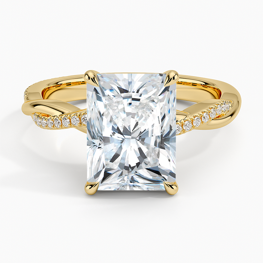 ecomposer-view with diamond shape-radiant,ecomposer-size-3-ct,ecomposer-metal type-yellow-gold-18k