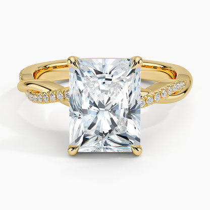 ecomposer-view with diamond shape-radiant,ecomposer-size-3-ct,ecomposer-metal type-yellow-gold-18k