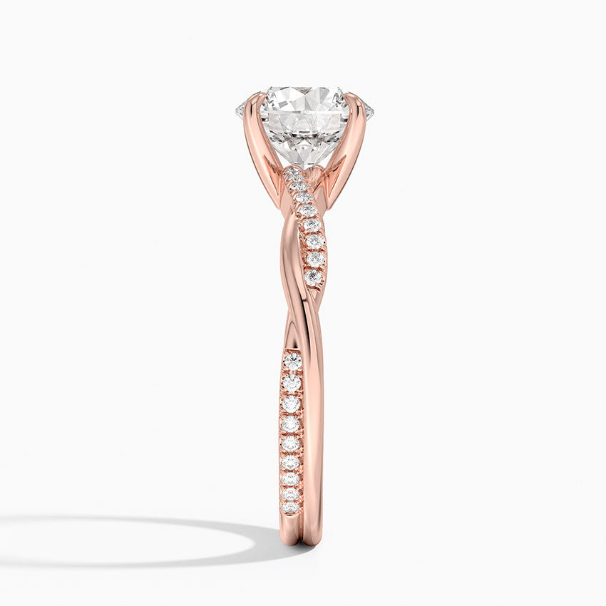 ecomposer-view with diamond shape-round,ecomposer-size-1.5-ct,ecomposer-metal type-rose-gold-18k