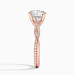 ecomposer-view with diamond shape-round,ecomposer-size-2-ct,ecomposer-metal type-rose-gold-18k