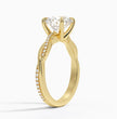 ecomposer-view with diamond shape-round,ecomposer-size-2-ct,ecomposer-metal type-yellow-gold-18k