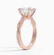 ecomposer-view with diamond shape-round,ecomposer-size-3-ct,ecomposer-metal type-rose-gold-18k