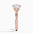 ecomposer-view with diamond shape-round,ecomposer-size-3-ct,ecomposer-metal type-rose-gold-18k