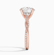 ecomposer-view with diamond shape-round,ecomposer-size-3-ct,ecomposer-metal type-rose-gold-18k