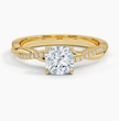 ecomposer-view with diamond shape-cushion,ecomposer-size-1-ct,ecomposer-metal type-yellow-gold-18k