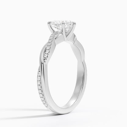 ecomposer-view with diamond shape-heart,ecomposer-size-1-ct,ecomposer-metal type-white-gold-18k