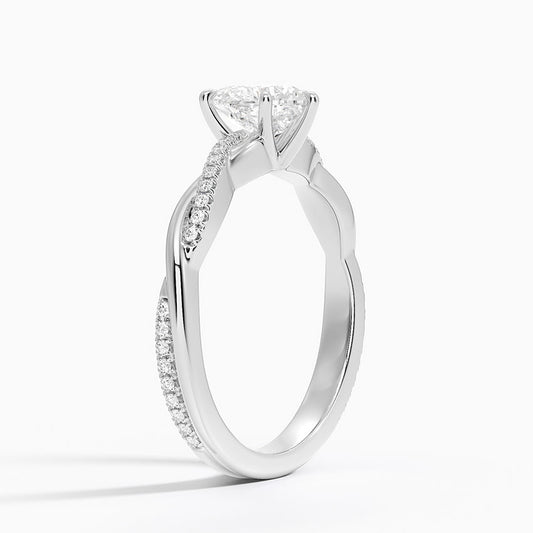 ecomposer-view with diamond shape-heart,ecomposer-size-1-ct,ecomposer-metal type-white-gold-18k