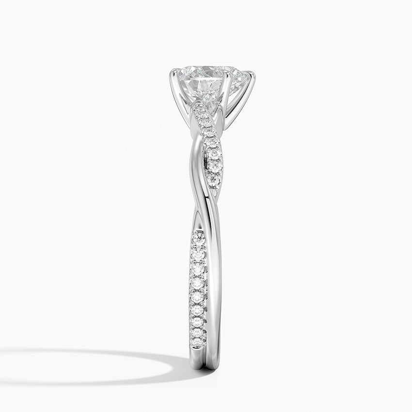 ecomposer-view with diamond shape-heart,ecomposer-size-1-ct,ecomposer-metal type-white-gold-18k