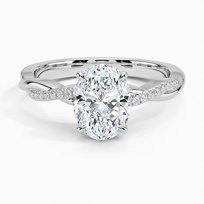 ecomposer-view with diamond shape-oval,ecomposer-size-1.5-ct,ecomposer-metal type-white-gold-18k