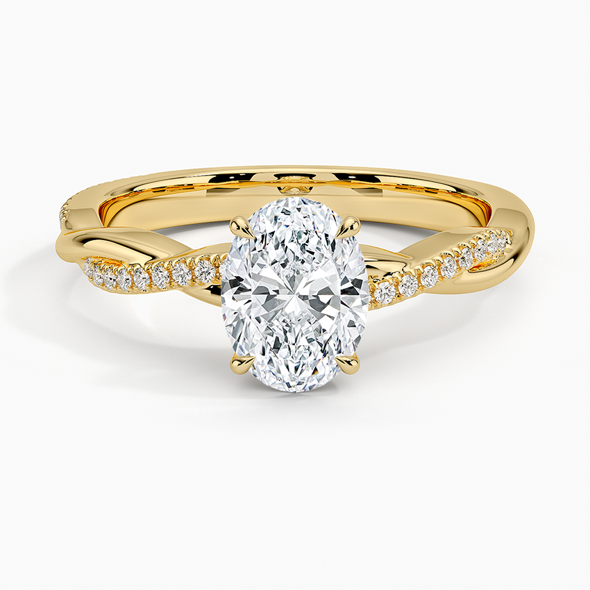 ecomposer-view with diamond shape-oval,ecomposer-size-1-ct,ecomposer-metal type-yellow-gold-18k