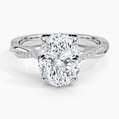 ecomposer-view with diamond shape-oval,ecomposer-size-2.5-ct,ecomposer-metal type-white-gold-18k