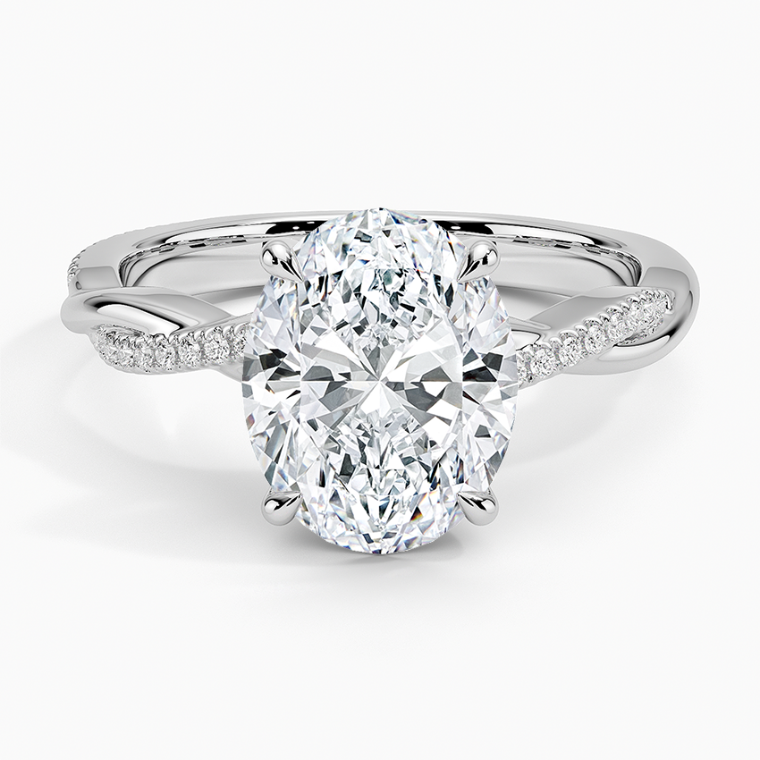 ecomposer-view with diamond shape-oval,ecomposer-size-2.5-ct,ecomposer-metal type-white-gold-18k