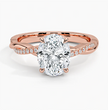 ecomposer-metal type-rose-gold-18K,ecomposer-ring setting-twisted