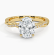 ecomposer-metal type-yellow-gold-18K,ecomposer-ring setting-twisted