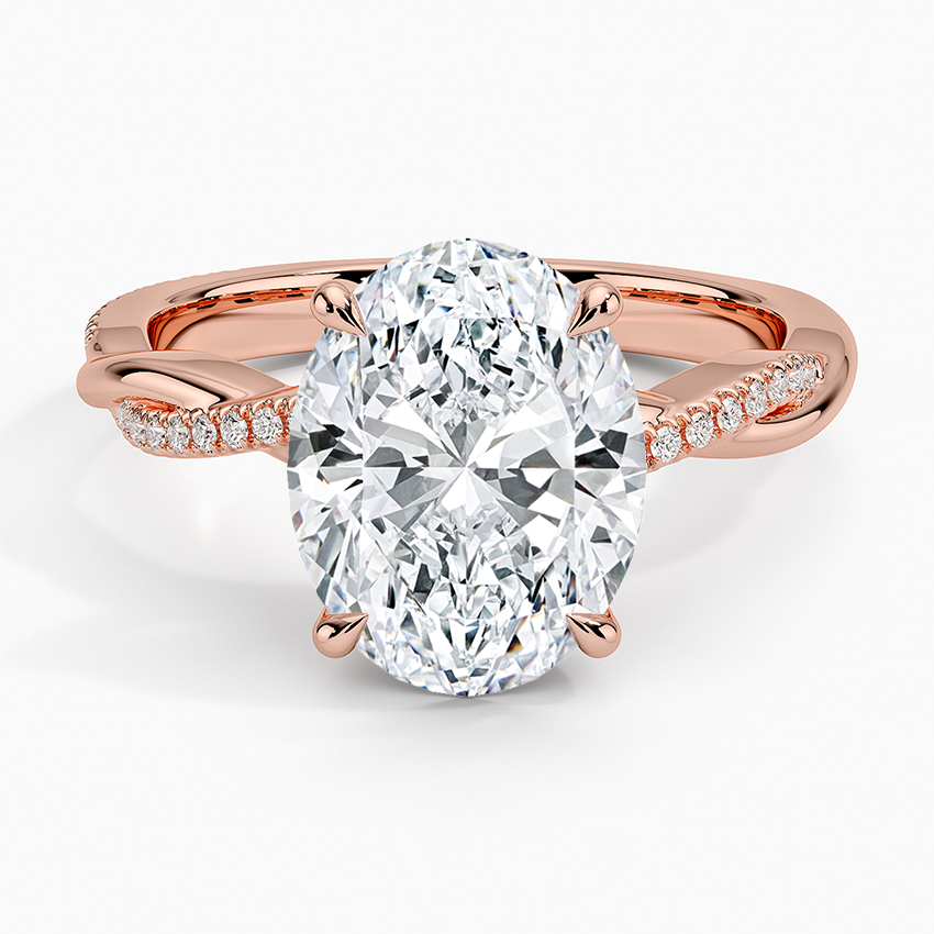 ecomposer-view with diamond shape-oval,ecomposer-size-3-ct,ecomposer-metal type-rose-gold-18k