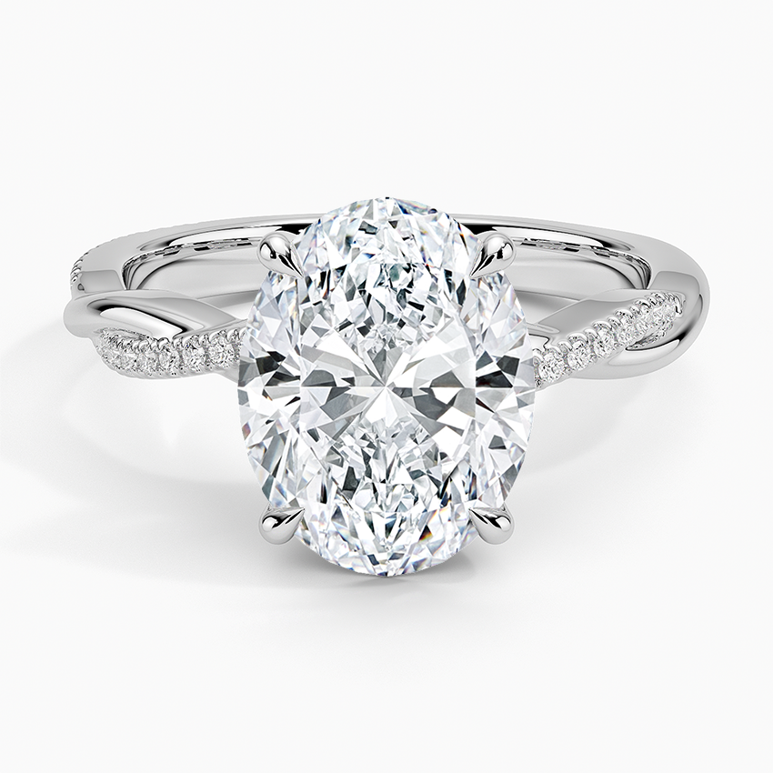 ecomposer-view with diamond shape-oval,ecomposer-size-3-ct,ecomposer-metal type-white-gold-18k