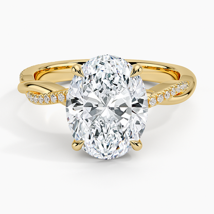 ecomposer-view with diamond shape-oval,ecomposer-size-3-ct,ecomposer-metal type-yellow-gold-18k