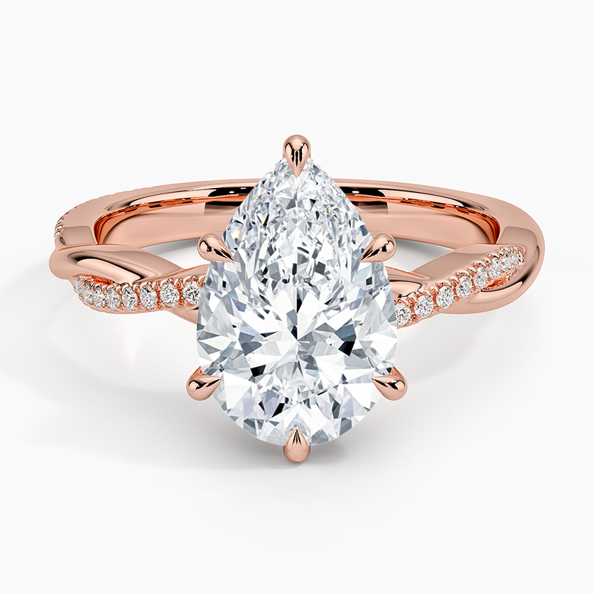 ecomposer-view with diamond shape-pear,ecomposer-size-2.5-ct,ecomposer-metal type-rose-gold-18k