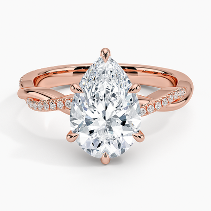ecomposer-view with diamond shape-pear,ecomposer-size-2.5-ct,ecomposer-metal type-rose-gold-18k