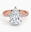 ecomposer-view with diamond shape-pear,ecomposer-size-3-ct,ecomposer-metal type-rose-gold-18k