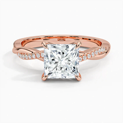 ecomposer-view with diamond shape-princess,ecomposer-size-1.5-ct,ecomposer-metal type-rose-gold-18k
