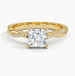 ecomposer-view with diamond shape-princess,ecomposer-size-1-ct,ecomposer-metal type-yellow-gold-18k