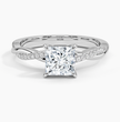 ecomposer-view with diamond shape-princess,ecomposer-size-1-ct,ecomposer-metal type-white-gold-18k