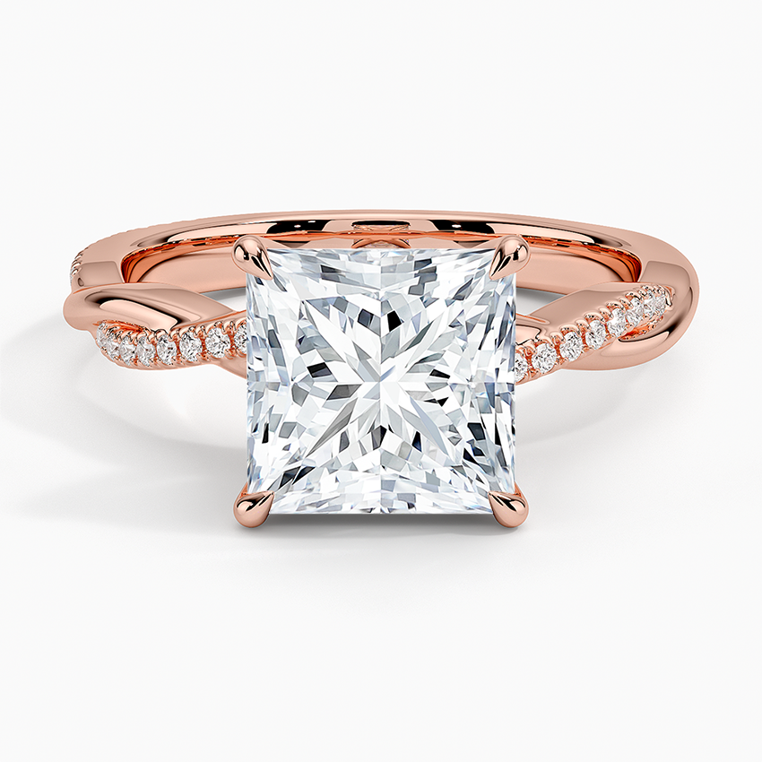 ecomposer-view with diamond shape-princess,ecomposer-size-2.5-ct,ecomposer-metal type-rose-gold-18k