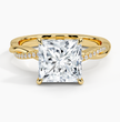 ecomposer-metal type-yellow-gold-18K,ecomposer-ring setting-twisted