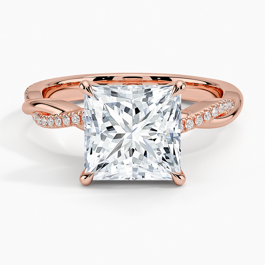 ecomposer-view with diamond shape-princess,ecomposer-size-3-ct,ecomposer-metal type-rose-gold-18k