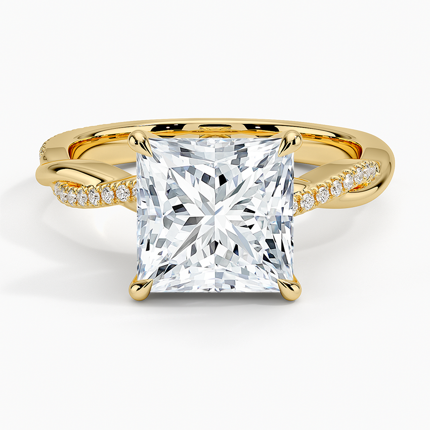 ecomposer-view with diamond shape-princess,ecomposer-size-3-ct,ecomposer-metal type-yellow-gold-18k