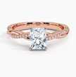 ecomposer-view with diamond shape-radiant,ecomposer-size-1-ct,ecomposer-metal type-rose-gold-18k