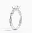 ecomposer-view with diamond shape-radiant,ecomposer-size-1-ct,ecomposer-metal type-white-gold-18k